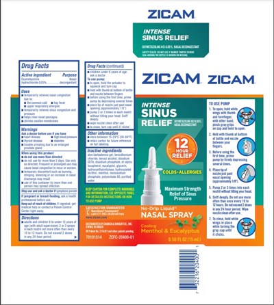 Zicam Intense Sinus Relief Nasal Spray.jpg Zicam Intense Sinus Relief Nasal Spray - Zicam Intense Sinus Relief Nasal Spray